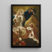 The Virgin and Child appearing to Saint Philip Neri - Giovanni Battista Piazzetta — framed artwork on a wall