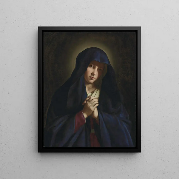 Giovanni Battista Salvi da Sassoferrato - The Madonna At Prayer.webp