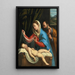 La Vierge et Saint Joseph avec l'Enfant Jésus endormi - Giovanni Battista Salvi da Sassoferrato — ingelijst kunstwerk aan de muur