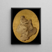 Allegorisch figuur van een vrouw met een schild of spiegel - Giovanni Battista Tiepolo — ingelijst kunstwerk aan de muur