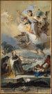 Sainte Thècle biddend voor de slachtoffers van de pest - Giovanni Battista Tiepolo — weergave van het kunstwerk