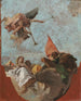 Schets voor een plafond - Giovanni Battista Tiepolo — weergave van het kunstwerk