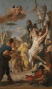 Studie voor Het Martelaarschap van Sint Sebastiaan voor het augustijns klooster van Diessen, Duitsland - Giovanni Battista Tiepolo — weergave van het kunstwerk