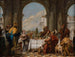 De Banket van Cleopatra - Giovanni Battista Tiepolo — weergave van het kunstwerk