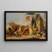 De ontmoeting van Antoine en Cleopatra - Giovanni Battista Tiepolo — ingelijst kunstwerk aan de muur