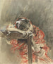 a girl wearing a red shawl - Giovanni Boldini — artwork view