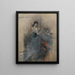 Aan de haard - Giovanni Boldini — ingelijst kunstwerk aan de muur