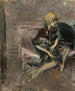 Dame au chapeau jaune avec son chien La Marchesa Casati - Giovanni Boldini — artwork view
