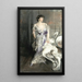 Portrait of Celia Tobin Clark - Giovanni Boldini — framed artwork on a wall