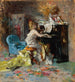Signora aan de piano - Giovanni Boldini — weergave van het kunstwerk