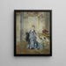 Het laatste blik in de spiegel - Giovanni Boldini — ingelijst kunstwerk aan de muur