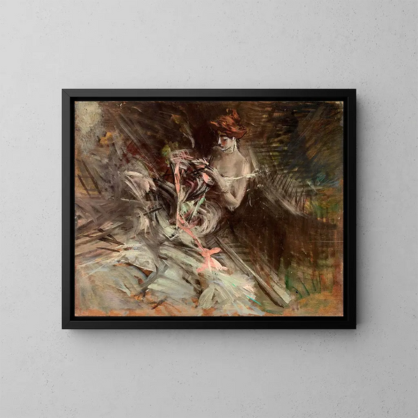 De baljurk - Giovanni Boldini — ingelijst kunstwerk aan de muur