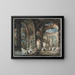 van een familie satyrs met dansende cherubijnen - Giovanni David — ingelijst kunstwerk aan de muur