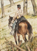 Cavalier en reconnaissance - Giovanni Fattori — artwork view
