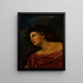 Apollon portant une couronne de laurier - Giovanni Francesco Romanelli — framed artwork on a wall