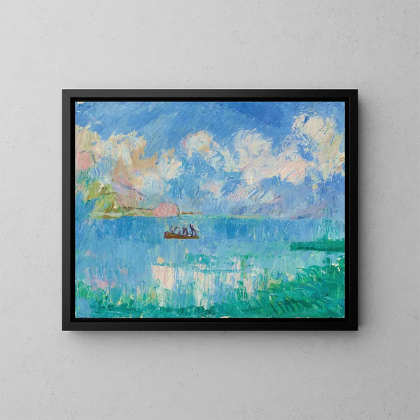 De Vissers - Giovanni Giacometti — ingelijst kunstwerk aan de muur