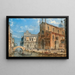 Uitzicht op San Zanipolo met de ruiter van Colleoni - Giovanni Grubacs — ingelijst kunstwerk aan de muur