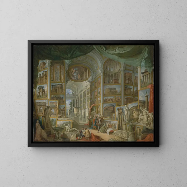 Rome antiek - Giovanni Paolo Panini — ingelijst kunstwerk aan de muur
