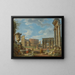 Caprice sur les monuments romains avec le Colisée et l'arc de Constantin - Giovanni Paolo Panini — ingelijst kunstwerk aan de muur