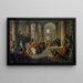 De Grieken bij de artsen - Giovanni Paolo Panini — ingelijst kunstwerk aan de muur