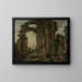 Romeinse ruïnes - Giovanni Paolo Panini — ingelijst kunstwerk aan de muur