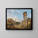 Le Forum romain - Giovanni Paolo Panini — ingelijst kunstwerk aan de muur