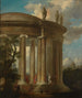 Het tempel van Diana - Giovanni Paolo Panini — weergave van het kunstwerk