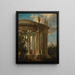 Het tempel van Diana - Giovanni Paolo Panini — ingelijst kunstwerk aan de muur
