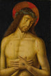 Le Christ en homme de douleurs - Giovanni Santi — weergave van het kunstwerk