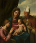 Mariage mystique de sainte Catherine - Giovanni da Udine — weergave van het kunstwerk