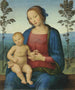 De Maagd met Kind in een landschap - Giovanni di Pietro — weergave van het kunstwerk