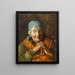 Een studie van een oude vrouw - Girolamo Nerli — ingelijst kunstwerk aan de muur