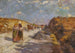 Marktdag in Rome - Girolamo Nerli — weergave van het kunstwerk