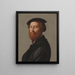 Léonard de Ginori - Giuliano Bugiardini — ingelijst kunstwerk aan de muur