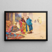 De Tapijthandelaar - Giulio Rosati — ingelijst kunstwerk aan de muur