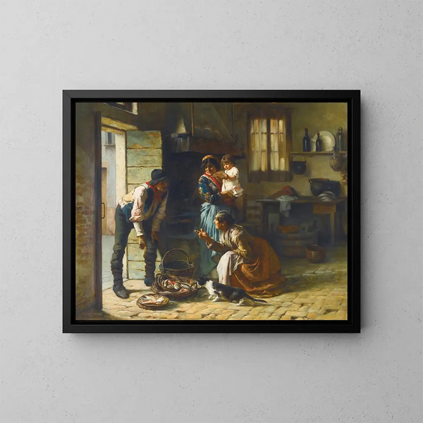 De Visser - Giuseppe Barison — ingelijst kunstwerk aan de muur