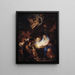L'Adoration des bergers - Giuseppe Bartolomeo Chiari — framed artwork on a wall
