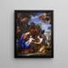 The Rest During the Flight into Egypt - Giuseppe Bartolomeo Chiari — framed artwork on a wall