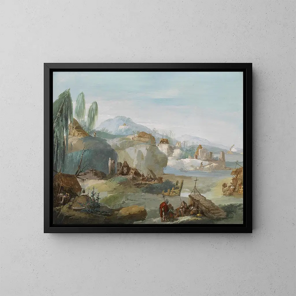 La Thébaïde - Giuseppe Bernardino Bison — ingelijst kunstwerk aan de muur