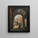 Portiek - Giuseppe Bernardino Bison — ingelijst kunstwerk aan de muur