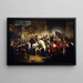 Entry of Charles VIII into Florence - Giuseppe Bezzuoli — framed artwork on a wall