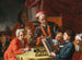 La Leçon - Giuseppe Bonito — weergave van het kunstwerk