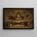 Geschil over het Allerheiligste Sacrament - Giuseppe Cades — ingelijst kunstwerk aan de muur