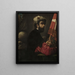 portret van een man in Sint-Joris - Giuseppe Caletti — ingelijst kunstwerk aan de muur