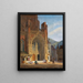 Kathedraal van Chartres - Giuseppe Canella — ingelijst kunstwerk aan de muur