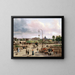 La place Louis XVI, place de la Concorde en 1829 - Giuseppe Canella — ingelijst kunstwerk aan de muur