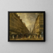 La rue de la Paix - Giuseppe Canella — ingelijst kunstwerk aan de muur