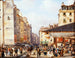 Les Halles - Giuseppe Canella — weergave van het kunstwerk