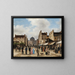 Parijs, de straat Saint-Nicaise - Giuseppe Canella — ingelijst kunstwerk aan de muur