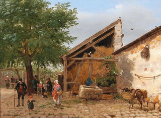 Giuseppe Canella - Scene of Italian Folk Life.webp